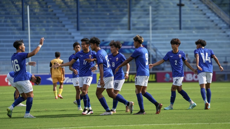 Bảng xếp hạng U23 Đông Nam Á 2023 mới nhất: U23 Campuchia gây ấn tượng mạnh